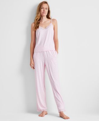 State of Day - Women's Lace-Trim Camisole Pajama Set