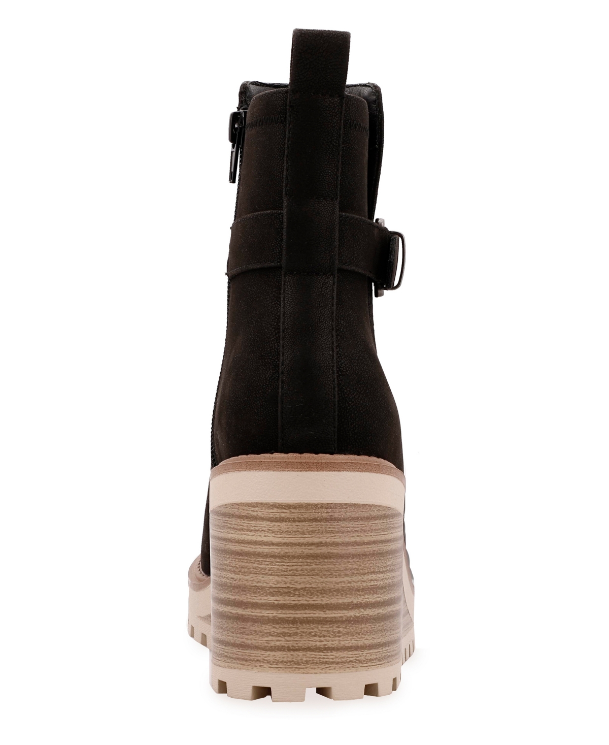 Mia Cleste Wedge Bootie In Black