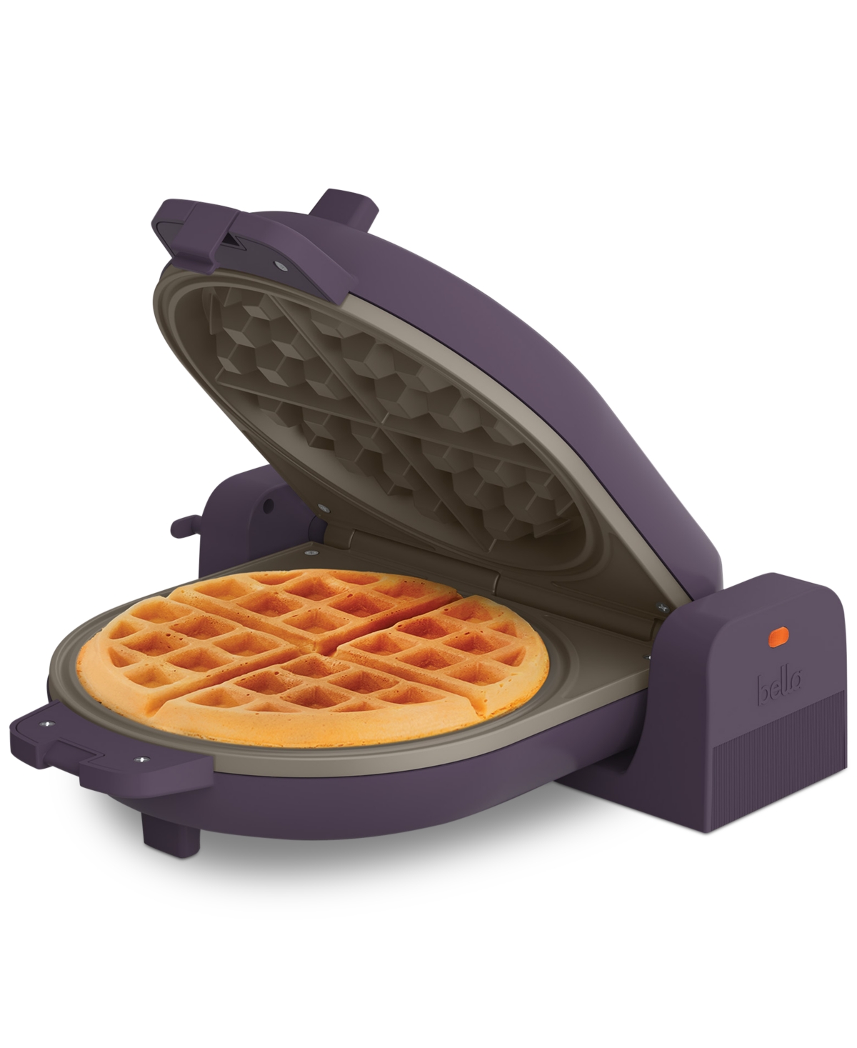 Shop Bella Flip & Store Waffle Maker In Plum