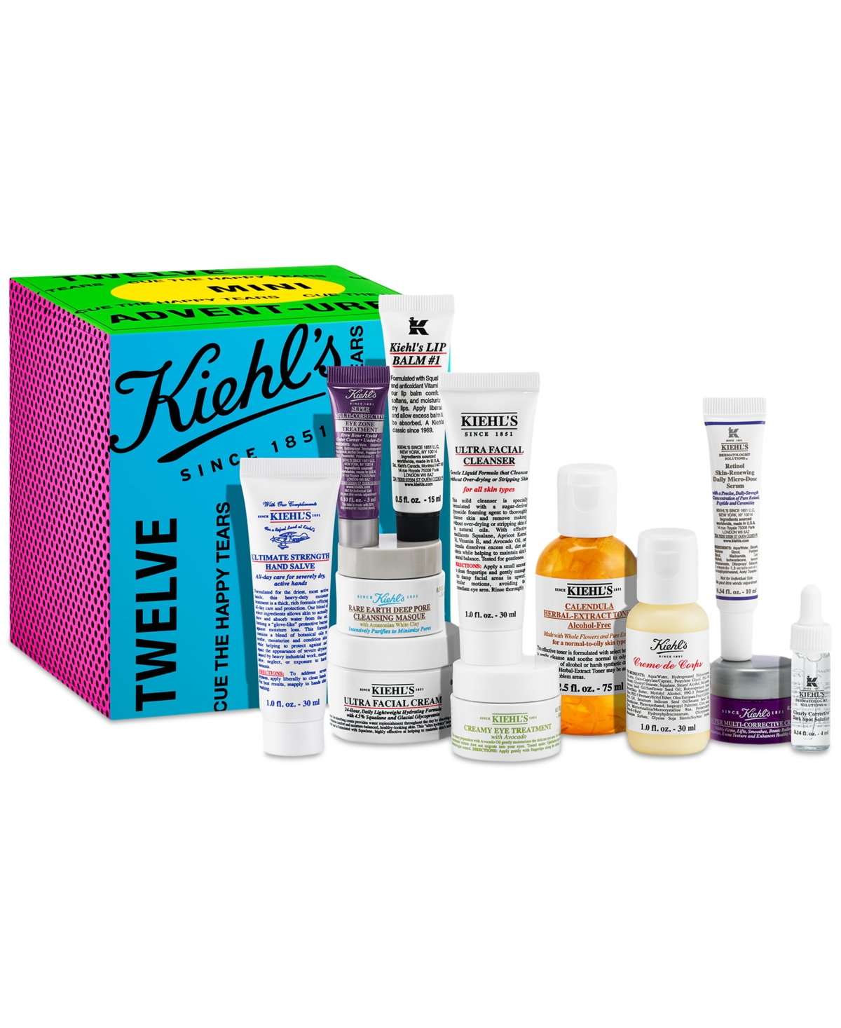 Kiehl's Since 1851 12-Pc. Mini Advent-ures Advent Calendar Set - Hol24