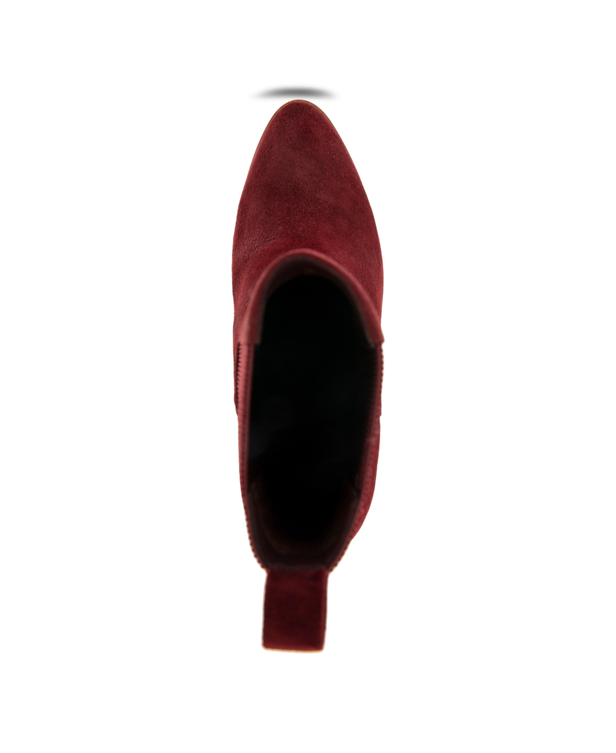 Shop Aerosoles Women's Mylo Ankle Booties In Burgundy Suede