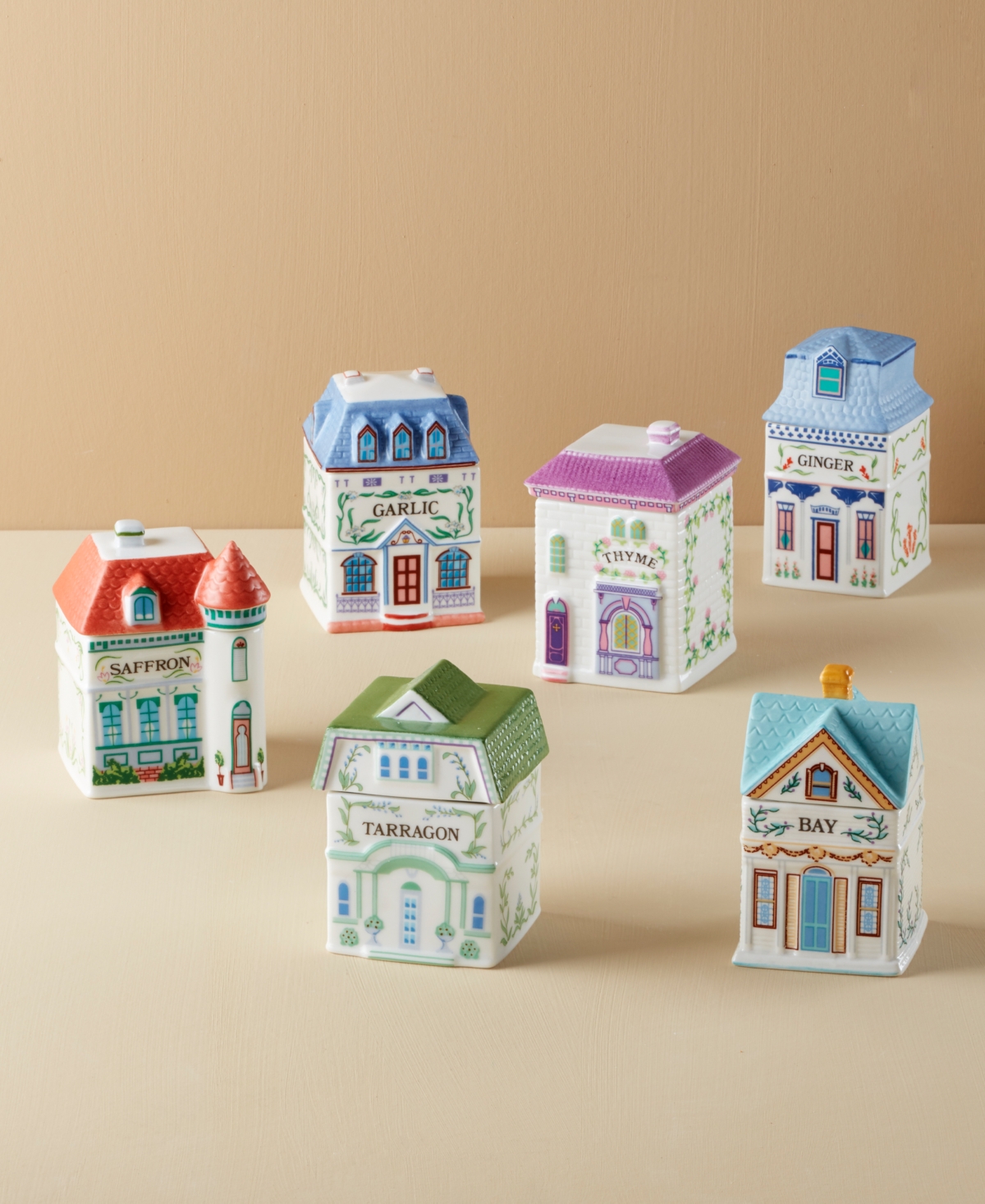 Lenox Spice Village 6 Pc. Spice Jar Set #4, First@macy's In No Color