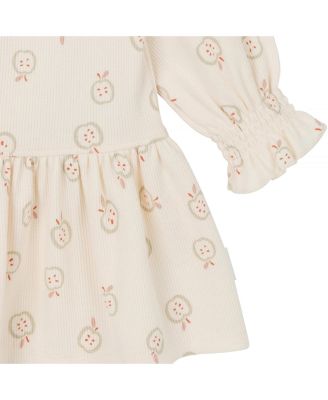 Baby Girls Long Sleeve Apples Dress