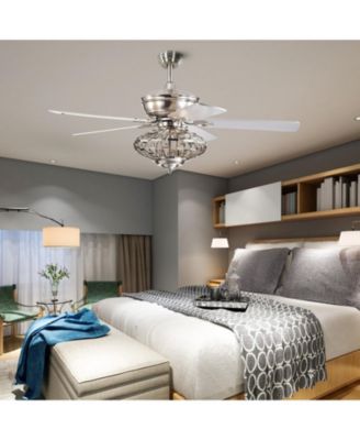 Wooden Blades and Remote Control 52 Inches Ceiling Fan