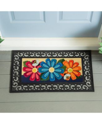 Spring Floral Sassafras Indoor Outdoor Switch Doormat 1'10"x10" Multicolored