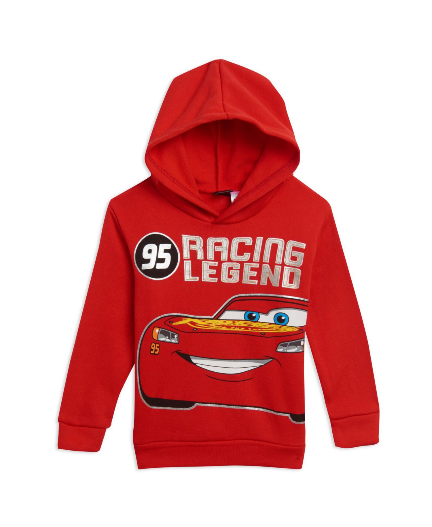 Toddler Boys Pixar Cars Lightning McQueen Fleece Pullover Hoodie and Pants Outfit Set to