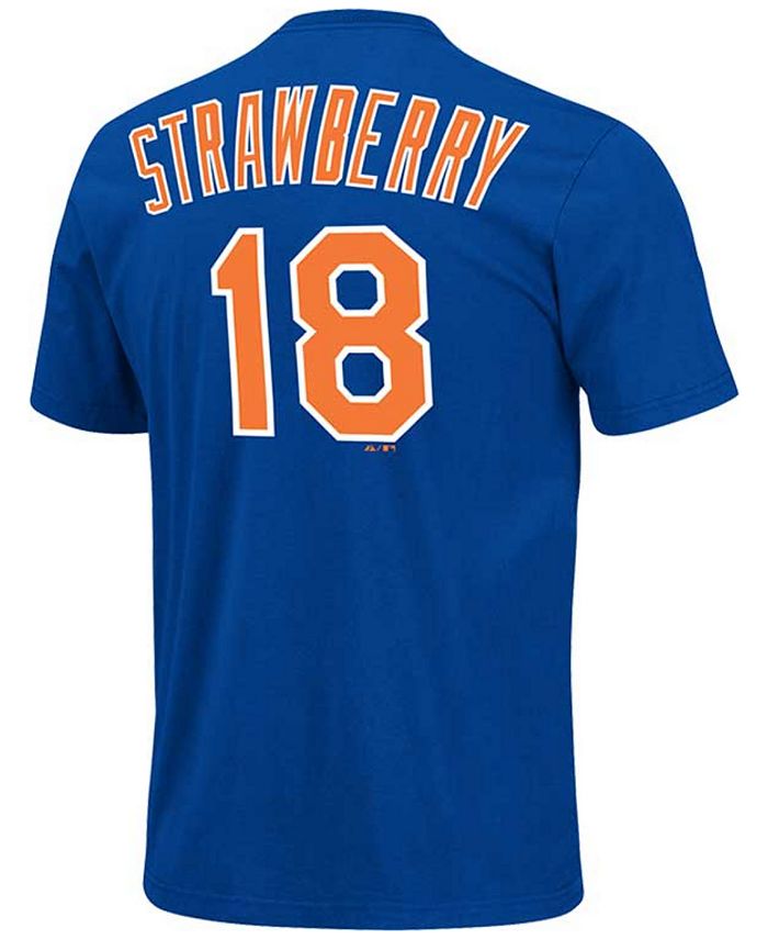 Majestic Darryl Strawberry New York Mets Cooperstown Replica Jersey - Macy's