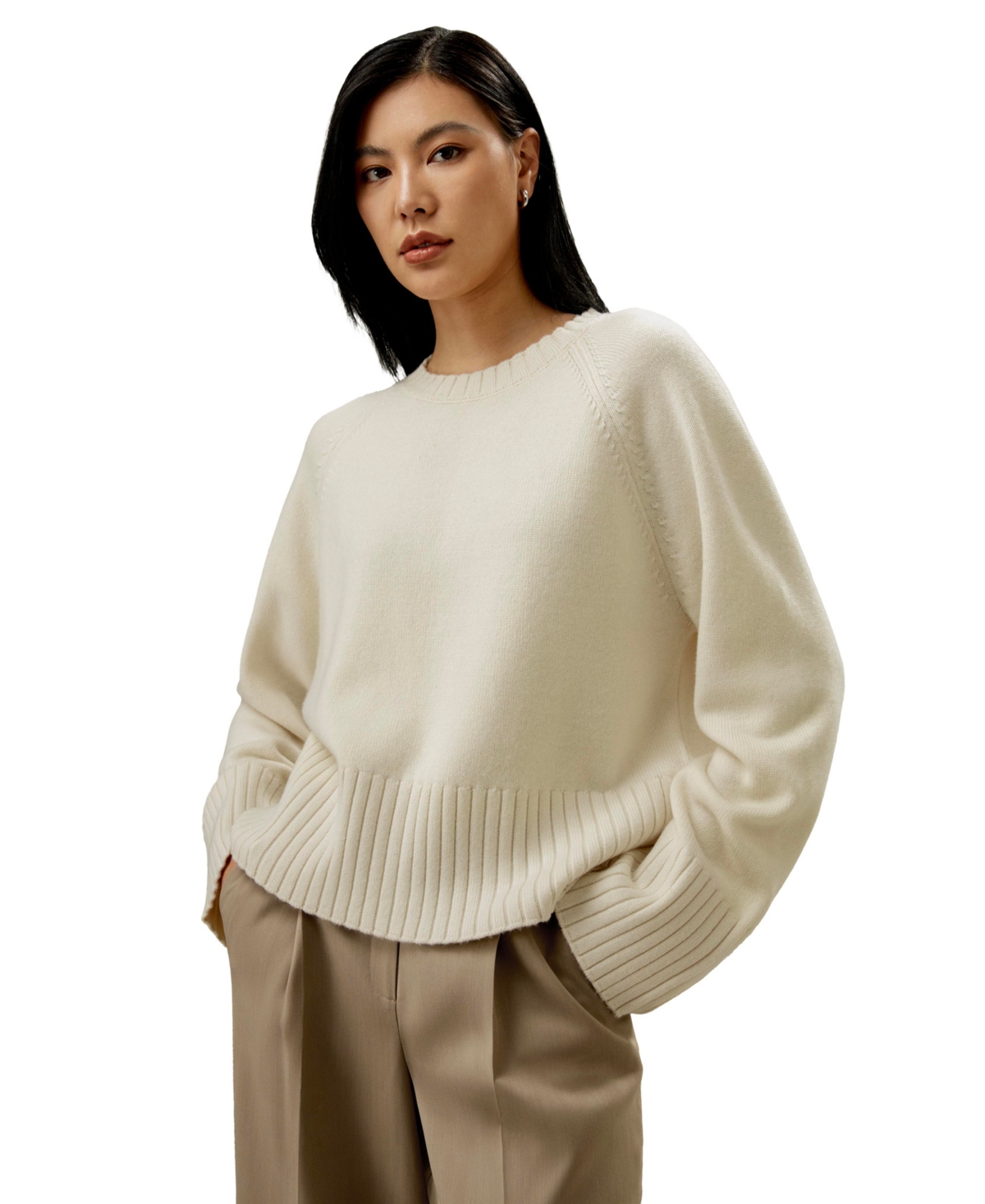 Lilysilk Women's Gelato Wool-Blend Sweater