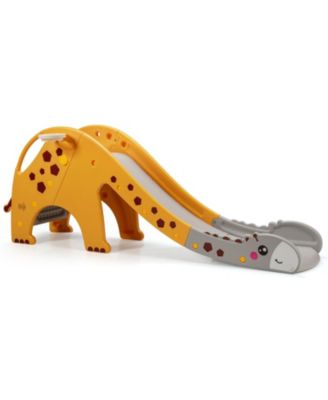 SUGIFT 3-in-1 Kids Climber Slide Play Set with Basketball Hoop