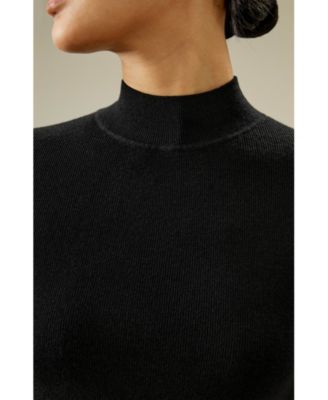 Women's Essential Cashmere Blend Sweater Top