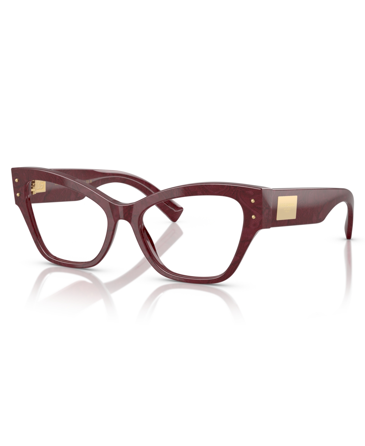 Dolce&gabbana Dolce & Gabbana Women's Eyeglasses, DG3404 - Dark Red Havana