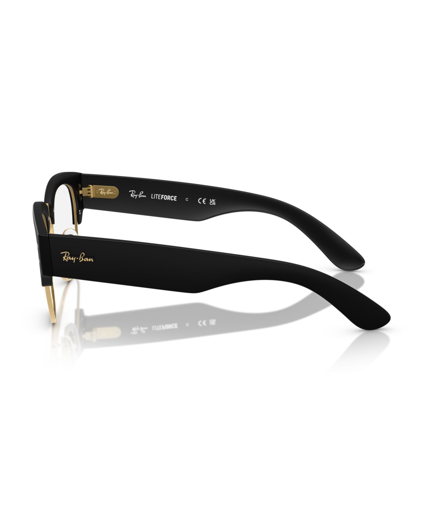 Unisex Square Innovative Material RB7316V Mega Clubmaster Optics Liteforce Eyeglasses