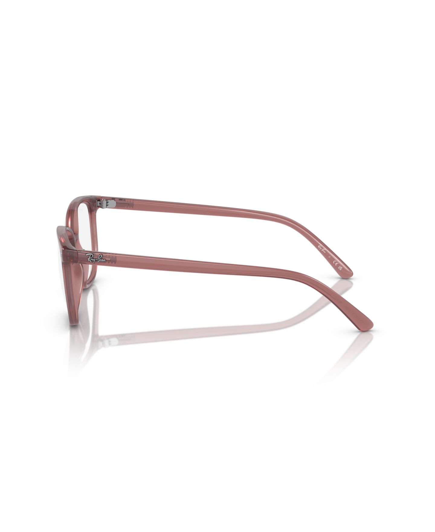 Детские очки Ray-Ban Irregular Plastic RB9097V Elliot Eyeglasses(Ages 04-06), цвет: Розовый — фото 3