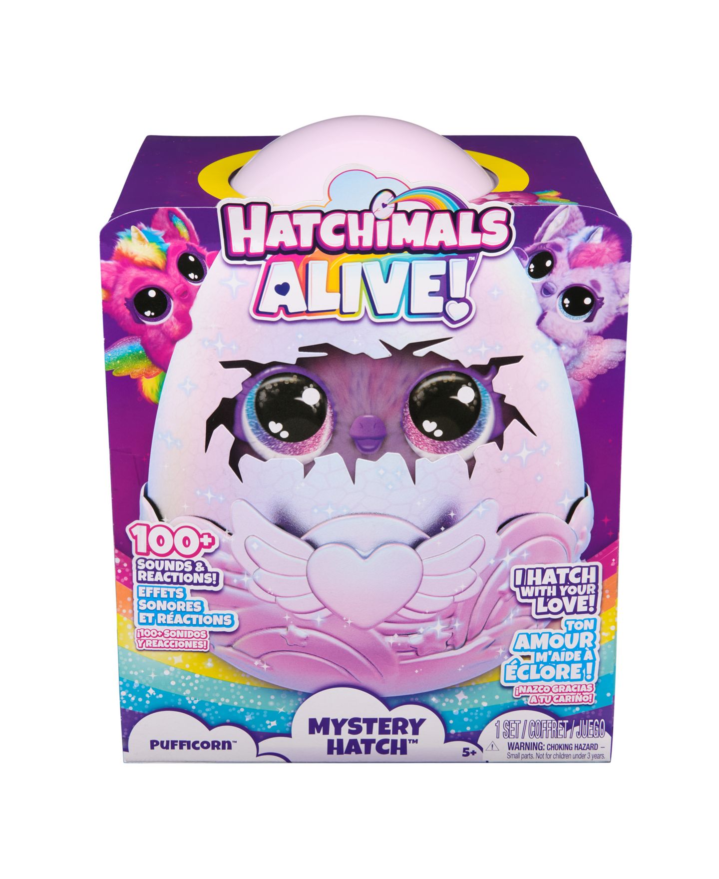 Детская мягкая игрушка Hatchimals Mystery Hatch Pufficorn Bunny Plush — фото 7