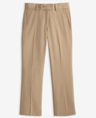 Michael Kors - Big Boys Plain Hemmed Flat-Front Pants