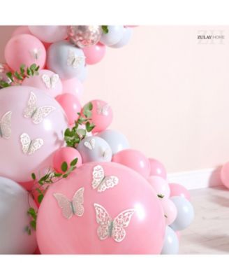 Home 12 pieces (2.95”), 12 pieces (3.35”), 24 pieces (2.95”) 3D Removable DIY Butterfly Wall Decor with 3 Wing Designs (48pcs)