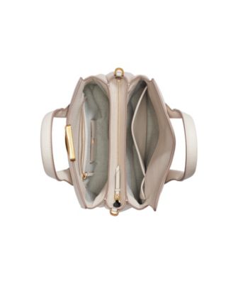 Amagansett Soft-Rolled Leather Satchel with Sculpted Magnet Closure