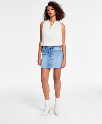 DKNY Jeans - Women's Denim Mini Skirt