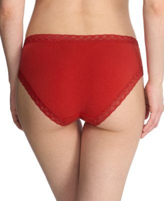 Bliss Lace-Trim Cotton Brief Underwear 156058