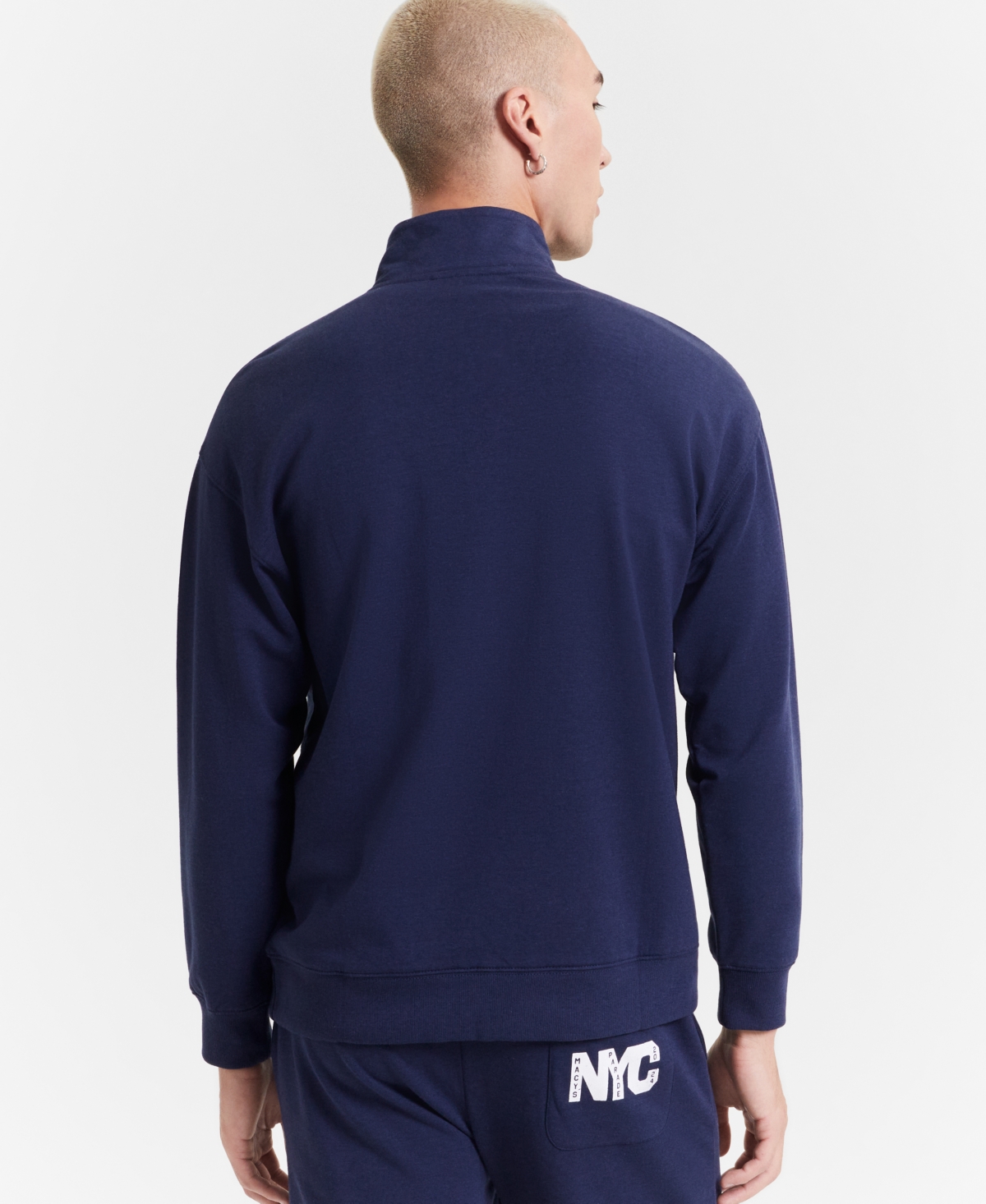 Macy's Thanksgiving Day Parade Unisex Mock-Neck Quarter-Zip Sweatshirt, Created for Macy's