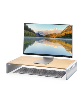 JCT425 Multi Function Monitor Stand with USB Type-C 4K & USB 6-Port HUB with Power Delivery
