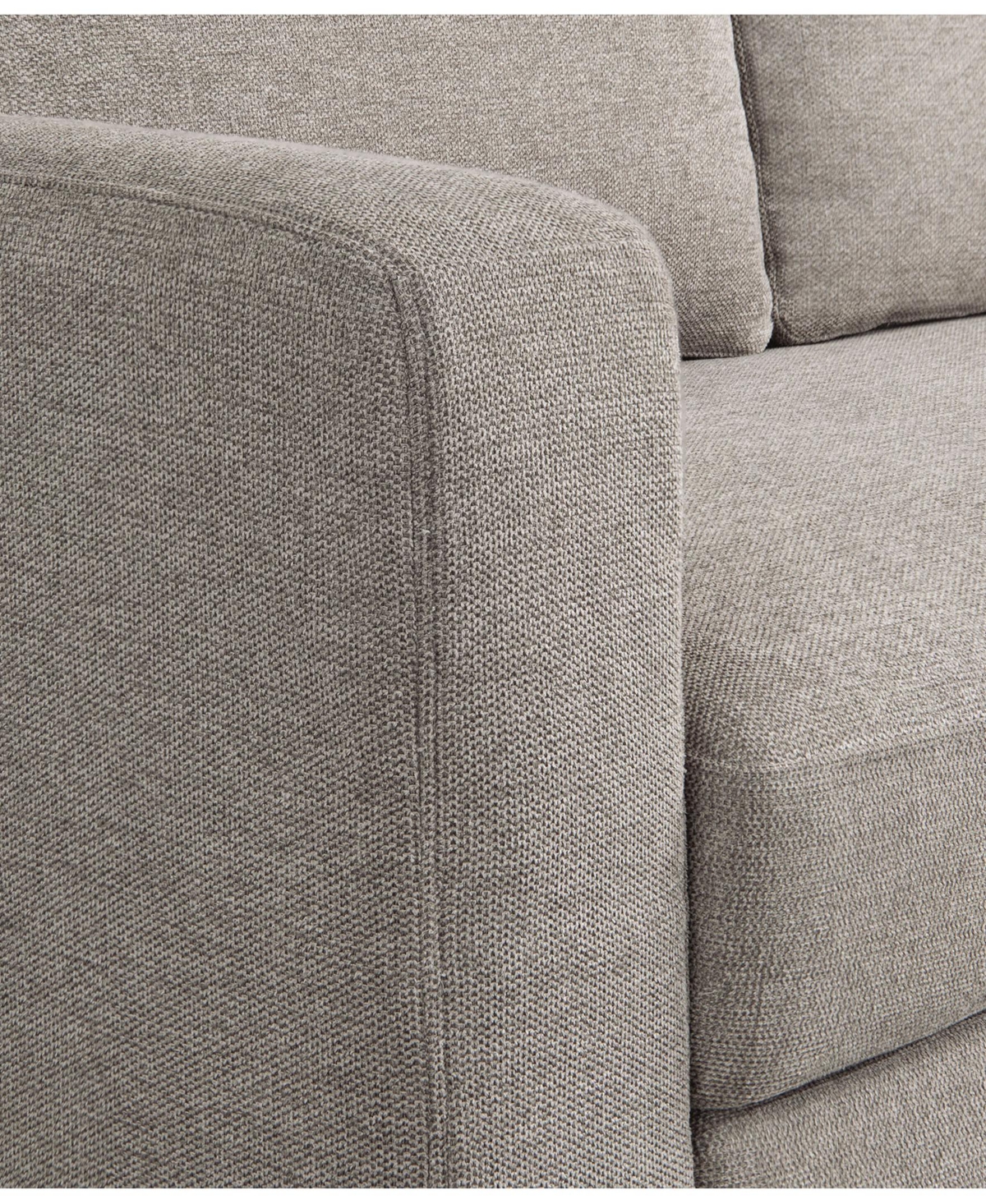 Serta 66.1"w Polyester Harley Convertible Loveseat In Flax