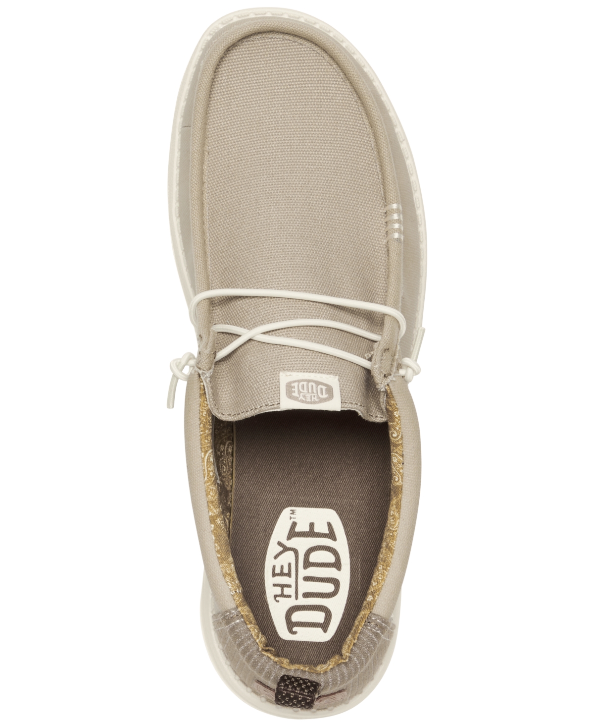 Hey Dude Men's Wally Hickory Denim Slip-On Casual Moccasin Sneakers from Finish Line