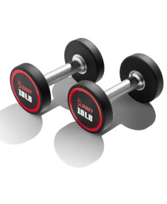 Signature Style Polyurethane Round Dumbbells 10-Pound (Pair)
