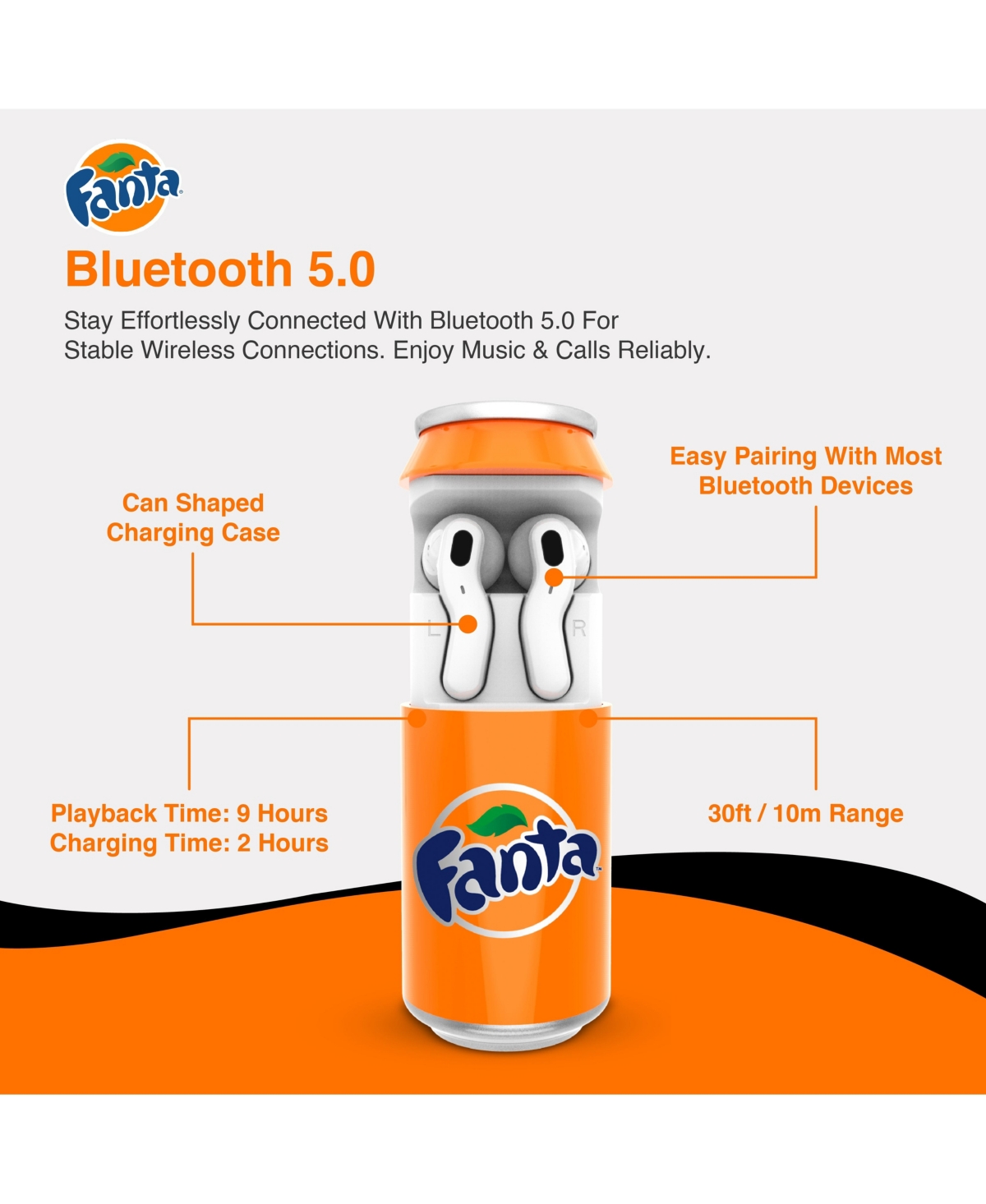 Diet Coke Wireless Earbuds with Can Shaped Charging Case
