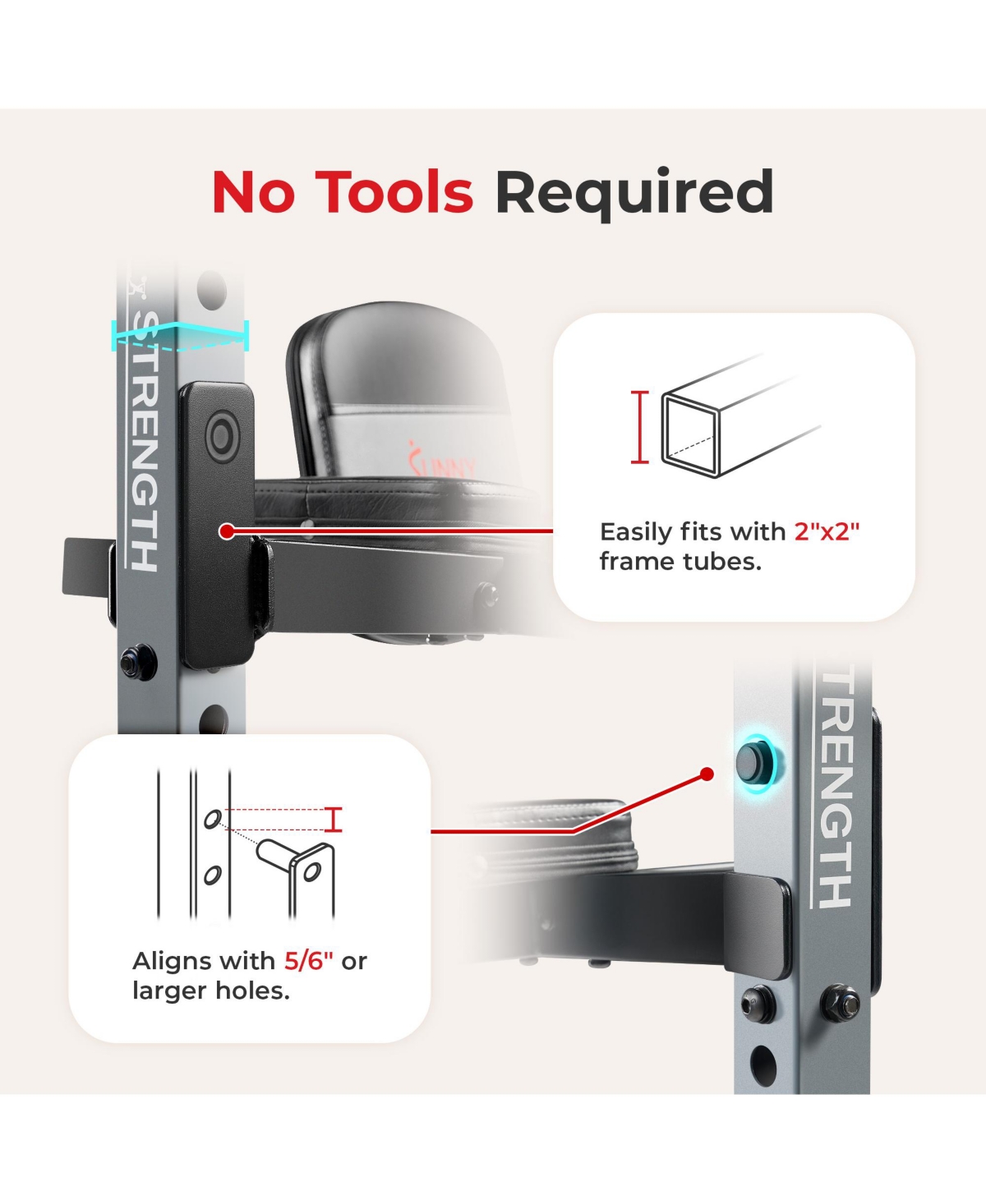 Adjustable Captains Chair Multi-Function Dip Station, Push-Up, Leg Raises & Core Workout Attachment with Adjustable Height