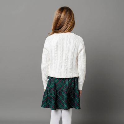 Little Girls Organic Pull-on Flounce Party Skirt