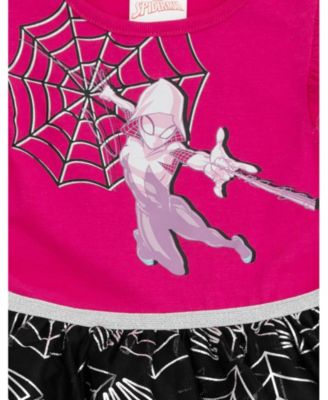 Girls Marvel Ghost Spider Tulle Tutu Dress to