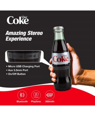 Coca-Cola Bluetooth Bottle Shaped Speaker with Acrylic Case