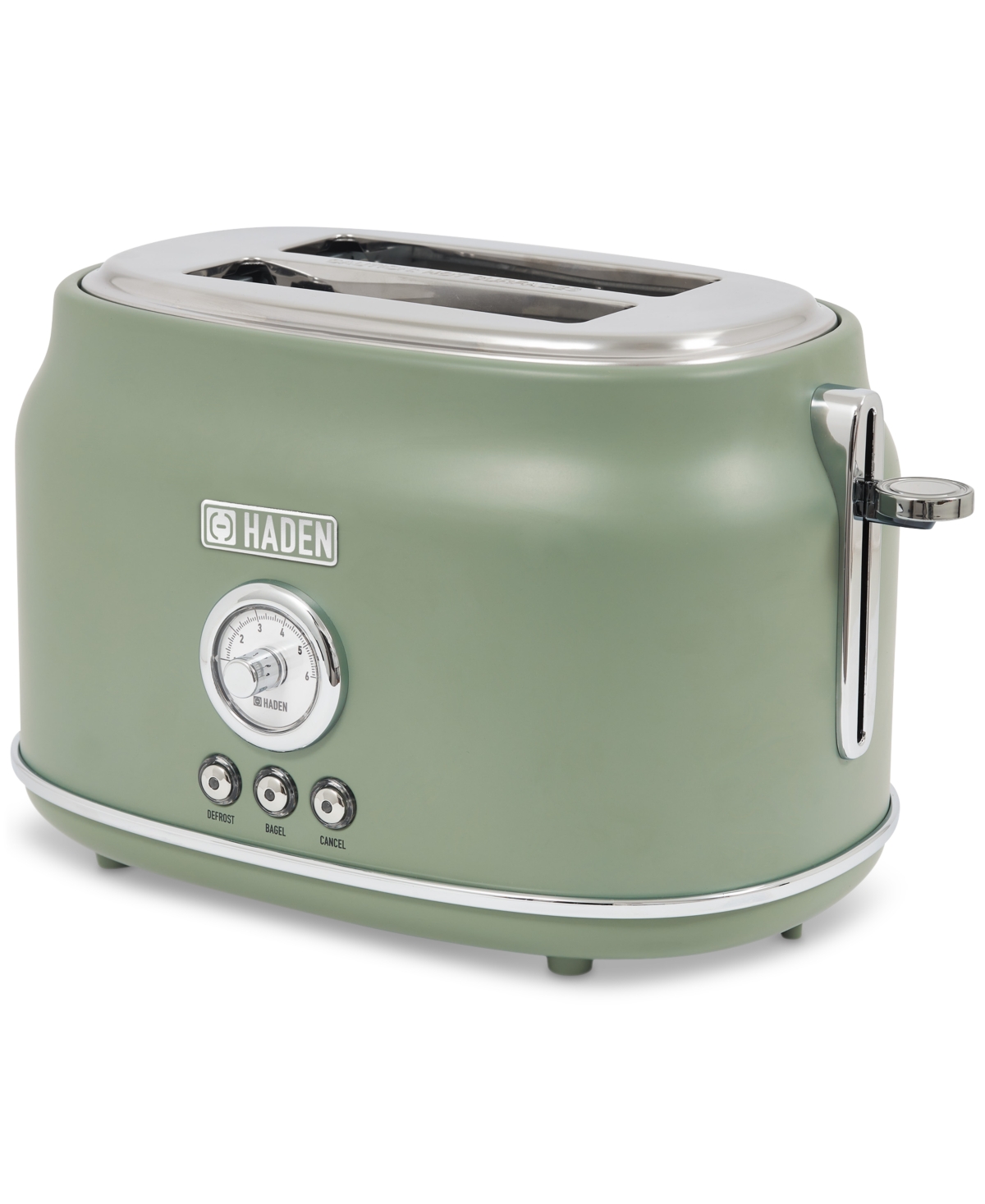 Haden Dorset 2 Slice Stainless Steel Toaster In Green