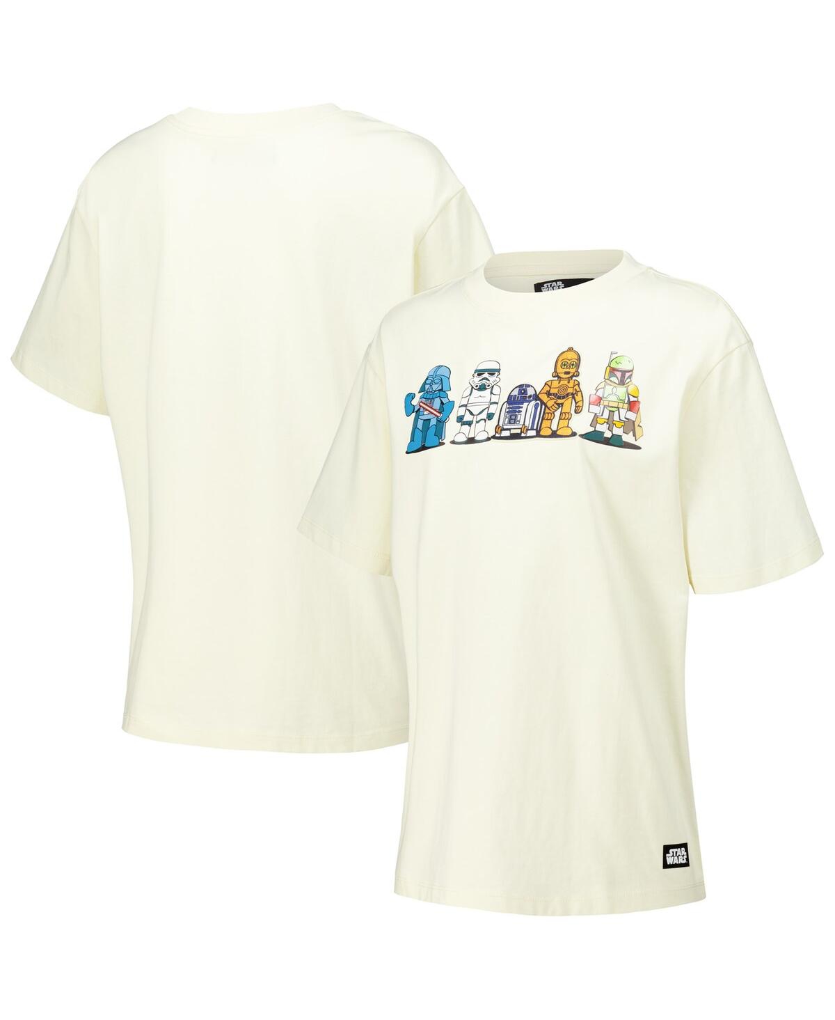 Women's Star Wars Boyfriend T-Shirt - Cream