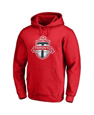 Men's Red Toronto FC Logo Pullover Hoodie