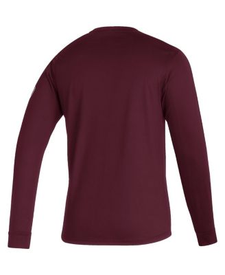 Men's Burgundy Colorado Rapids Vintage Performance Long Sleeve T-Shirt
