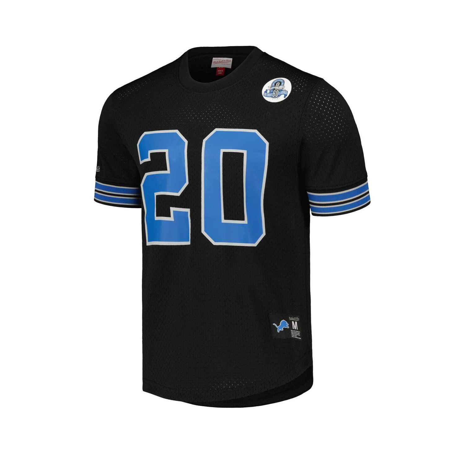 Men's Barry Sanders Detroit Lions Retired Player Name & Number Mesh Top