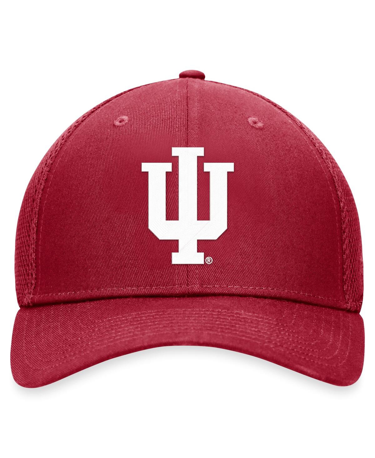Top Of The World Men's Crimson Indiana Hoosiers Spacer Flex Hat In Crimson