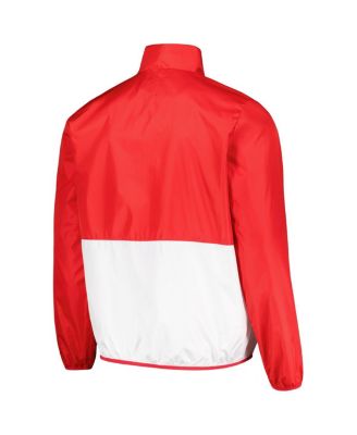 Men's Scarlet Nebraska Huskers Cornerman&nbsp;Half-Zip Top