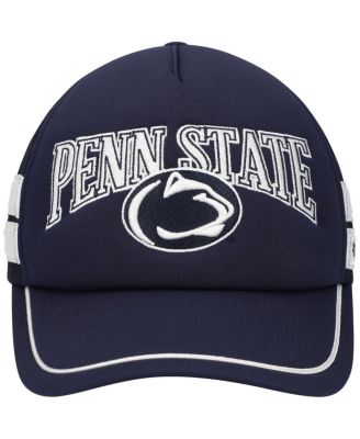 Men's Navy Penn State Nittany Lions Sideband Trucker Adjustable Hat
