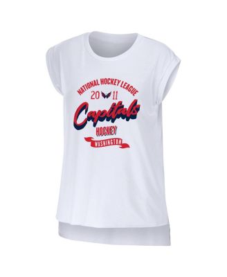 Women's White Washington Capitals Domestic Tank Top