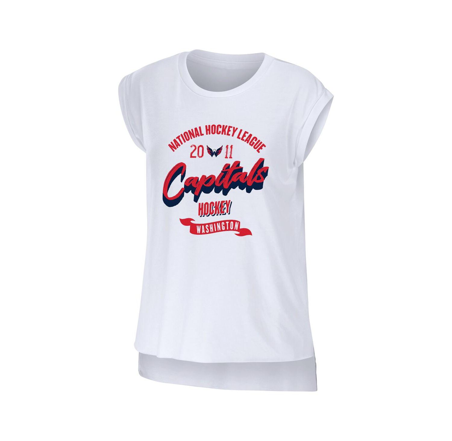 Women's White Washington Capitals Domestic Tank Top