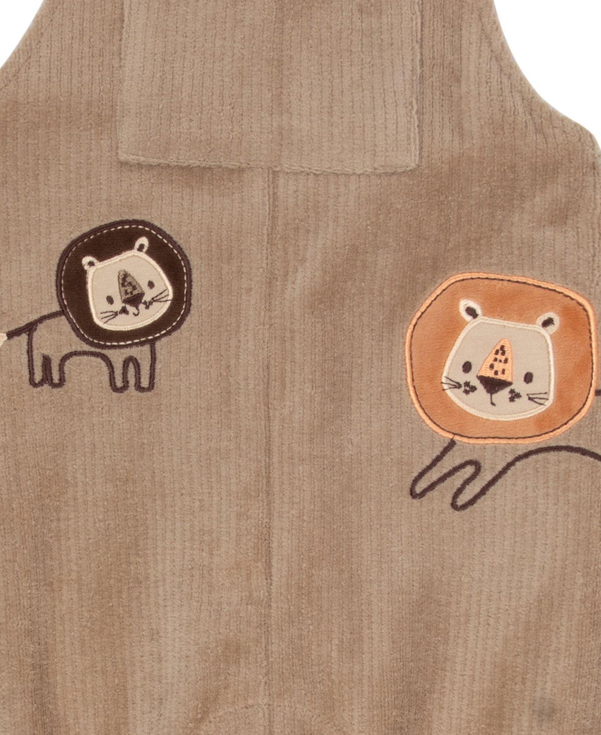 Baby Essentials Baby Boy Lion Overall and Long Sleeve T-shirt, 2 Piece Set
