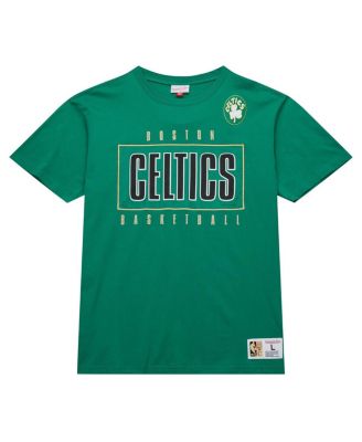 Men's Kelly Green Boston Celtics Hardwood Classics Team OG 2.0 Premium Vintage Logo T-Shirt