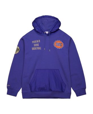 Men's Purple Phoenix Suns Team OG 2.0 Vintage Logo Fleece Pullover Hoodie