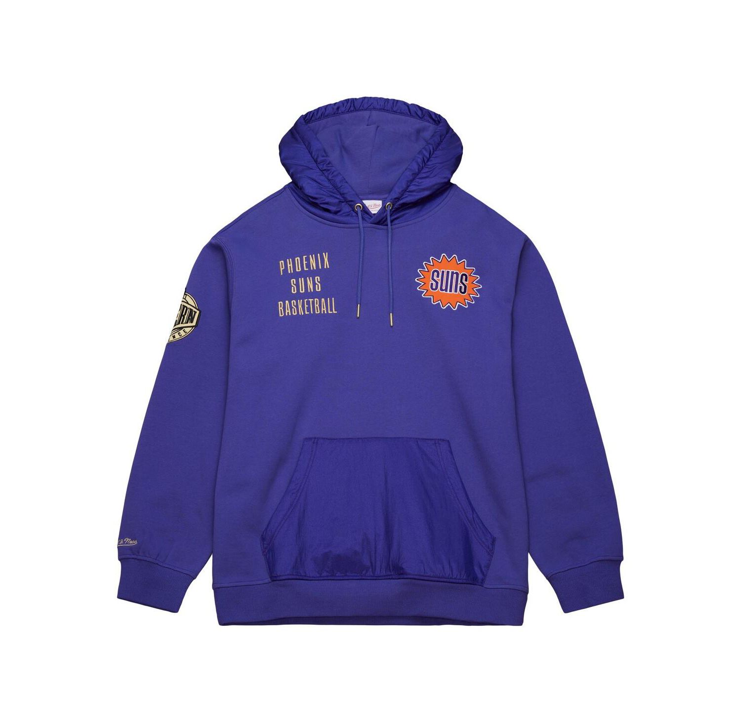 Men's Purple Phoenix Suns Team OG 2.0 Vintage Logo Fleece Pullover Hoodie