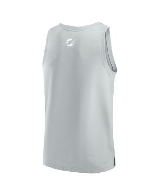 Men's Gray Miami Dolphins Elements Tank Top