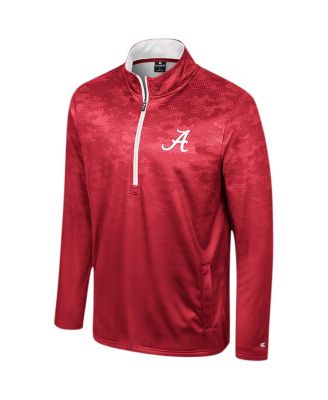 Men's Crimson Alabama Crimson Tide The Machine Half-Zip Jacket