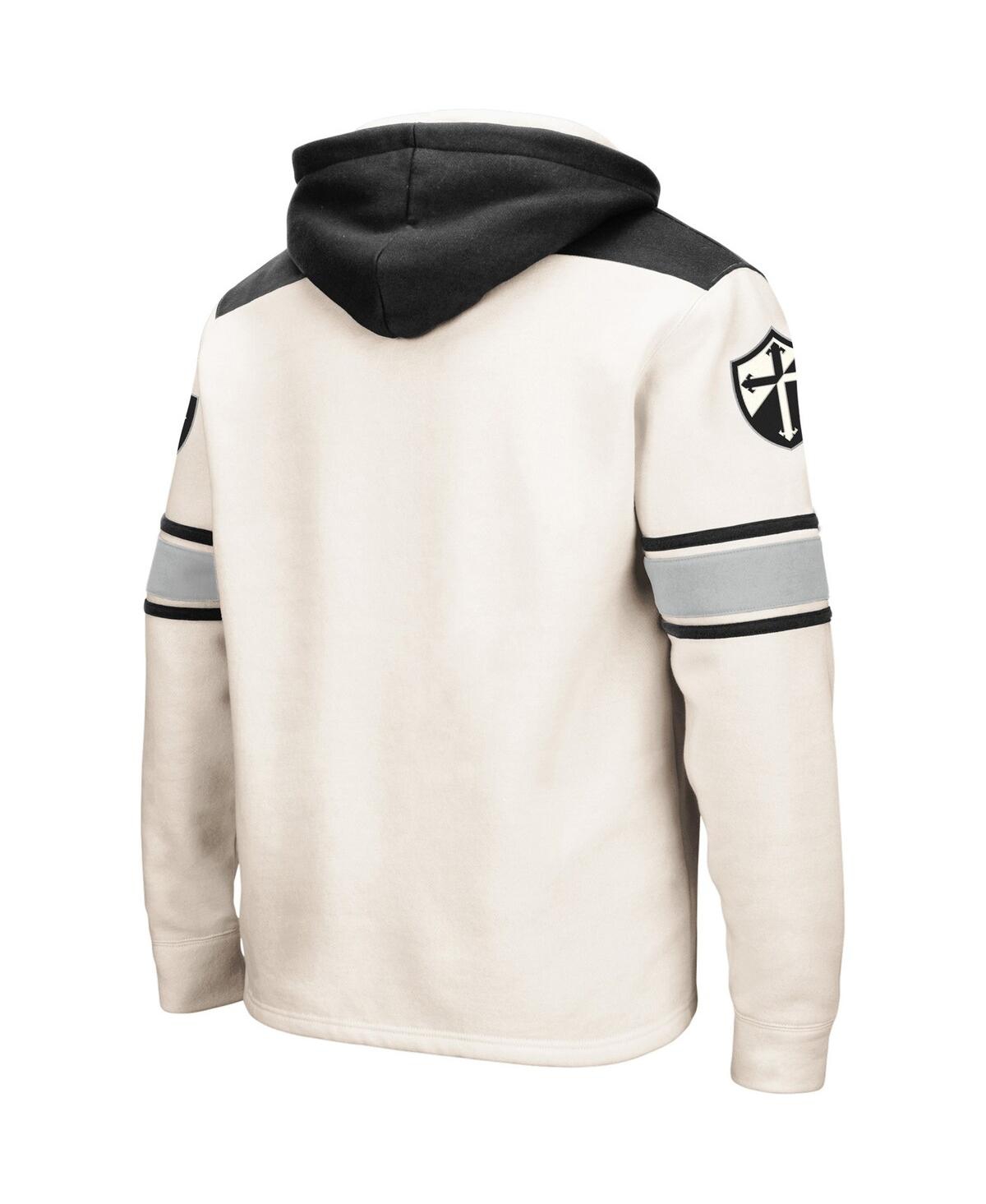 Colosseum Men's Providence Friars 2.0 Lace-up Pullover Hoodie In Cream
